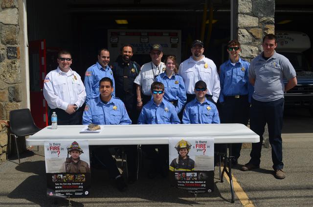 Members participating in &quot;Recruit NY&quot; a FASNY statewide campain to assist in recruiting volunteers. 